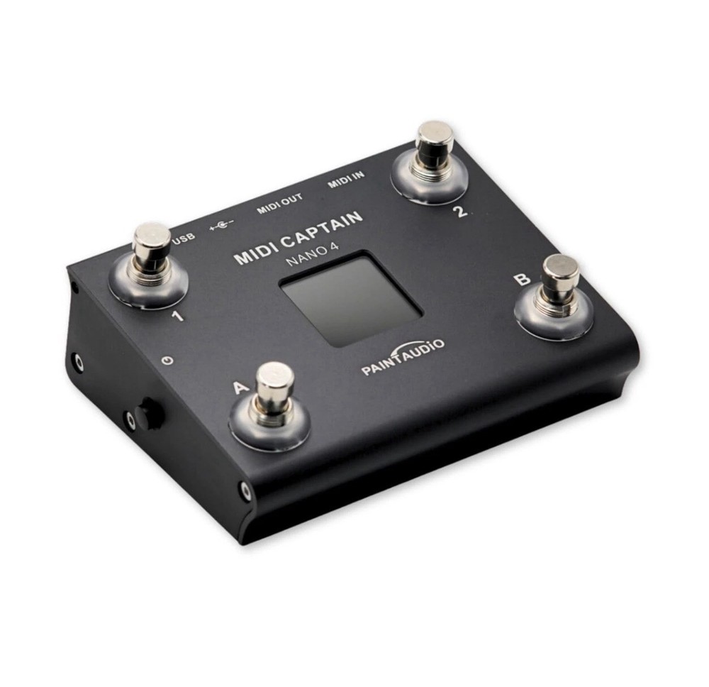 Paint Audio MIDI Captain NANO 4 Foot Controller Multi-Effects Keyboards Synth...