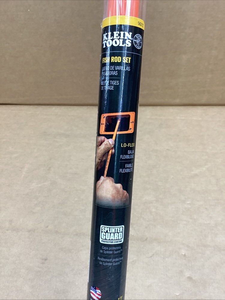 Klein Tools 56312 Lo-Flex Fish Rod Set, 12”
