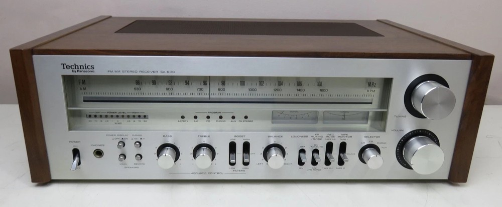 TECHNICS SA-600 RECEIVER WORKS PERFECT SERVICED FULLY RECAPPED + LED's