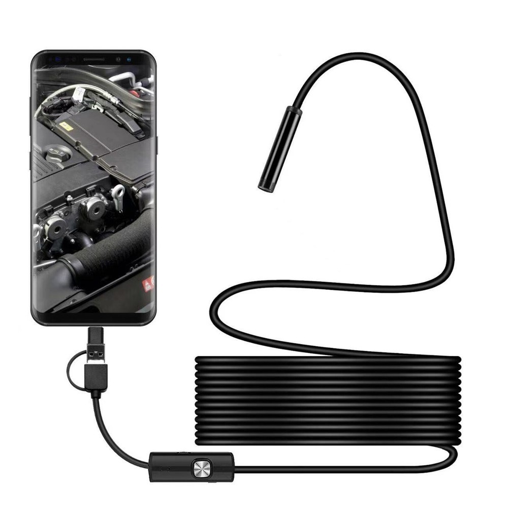 Megapixels HD USB C Endoscope Type C Borescope Inspection Camera NEW for Android