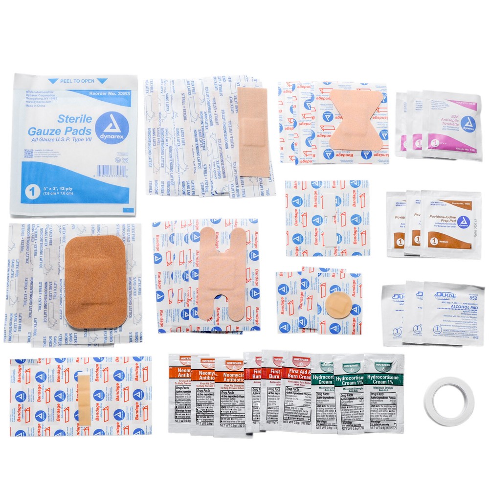 Compact Personal First Aid Kit Plastic Box