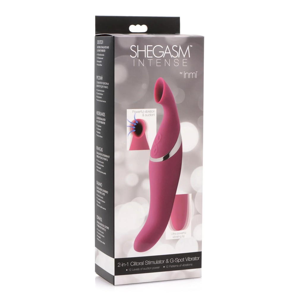 Shegasm Shegasm Intense 2 in 1 Clit Stimulator