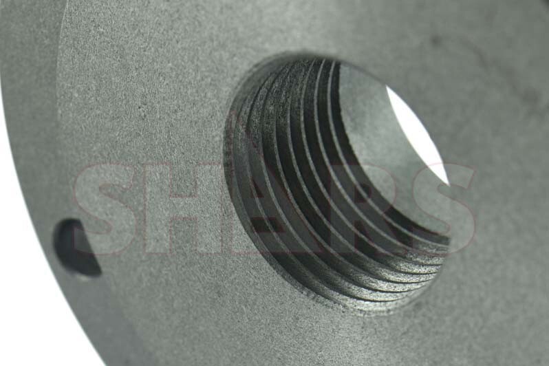 5" Fully Machined Threaded Back Plate 1-1/2-8 For 3 or 4 Jaw Self Center Chuck #