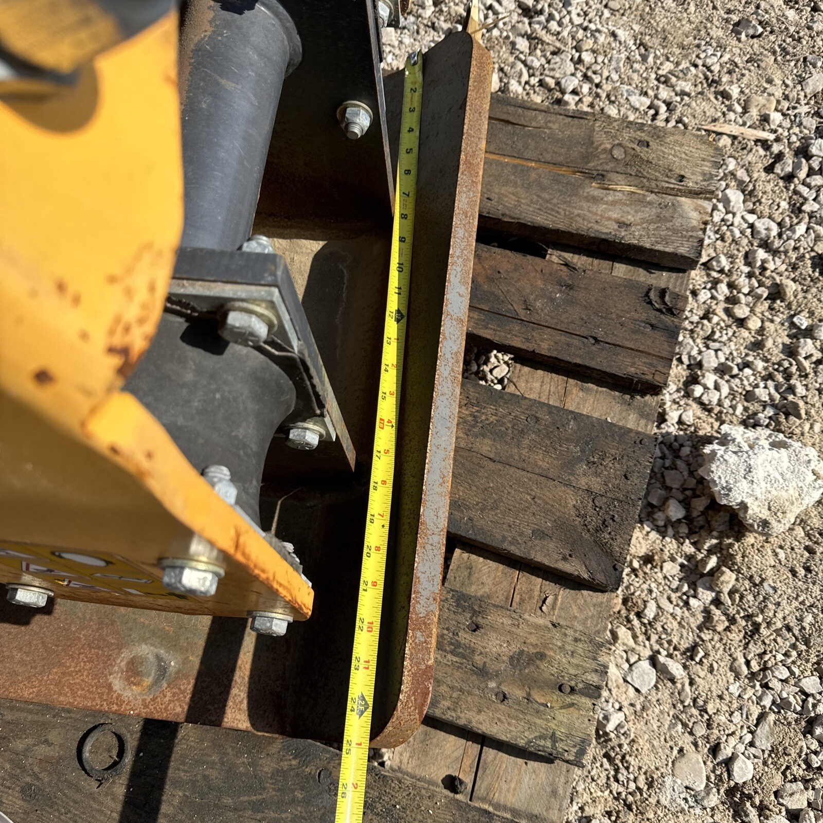 Indeco IHC 75 Mini Excavator Compactor Loader Backhoe Cat Case 24x25 Plate