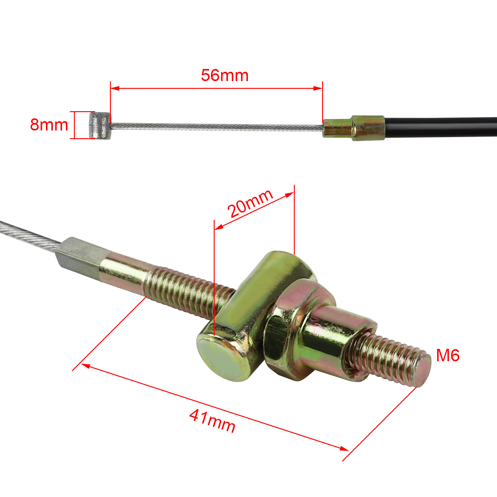 FOR YAMAHA PW50 PW 50 REAR BRAKE CABLE ASSEMBLY DRUM