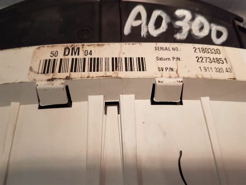 05 06 EQUINOX SPEEDOMETER MPH 70797