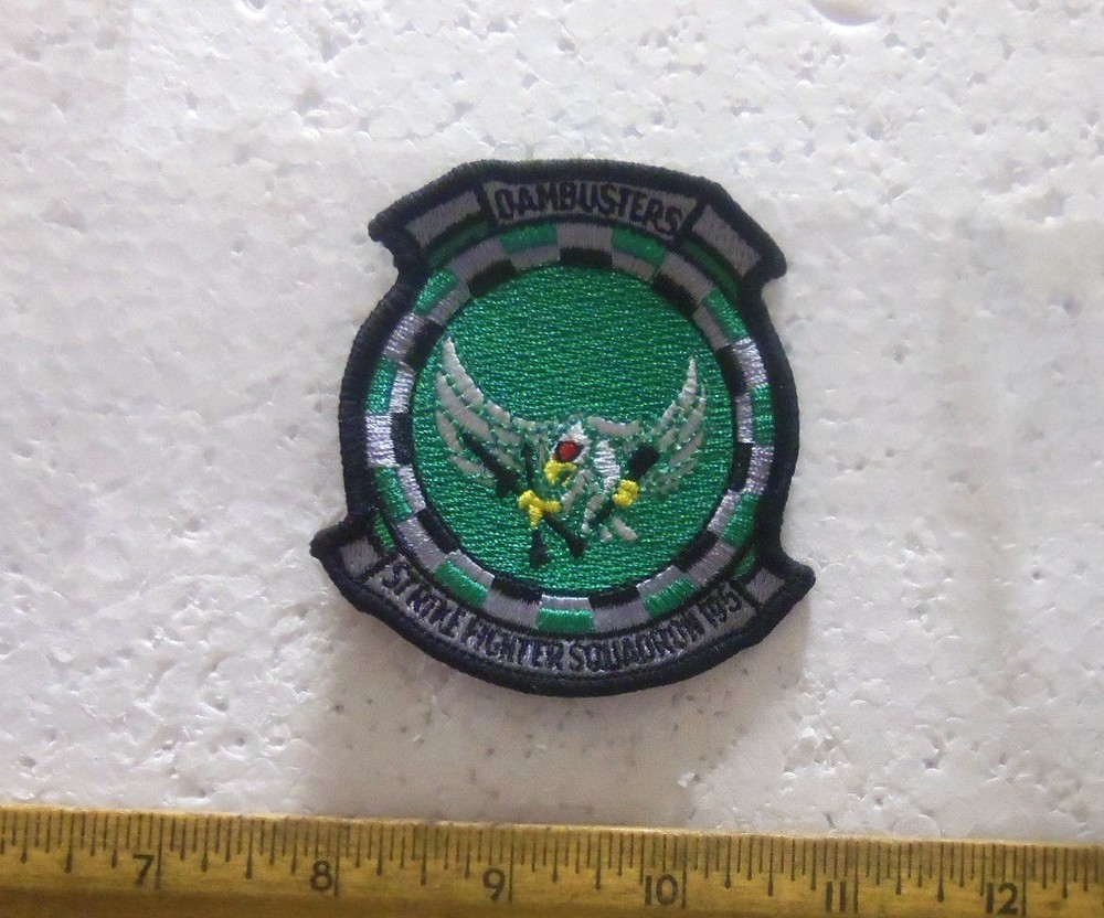 US Air Force - Strike Fighter Squadron 195 - Dambusters Embroidered Patch