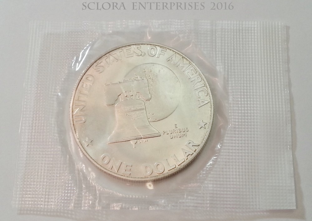 1976 S Eisenhower Dollar *40% SILVER* *BU - IN MINT CELLO!*