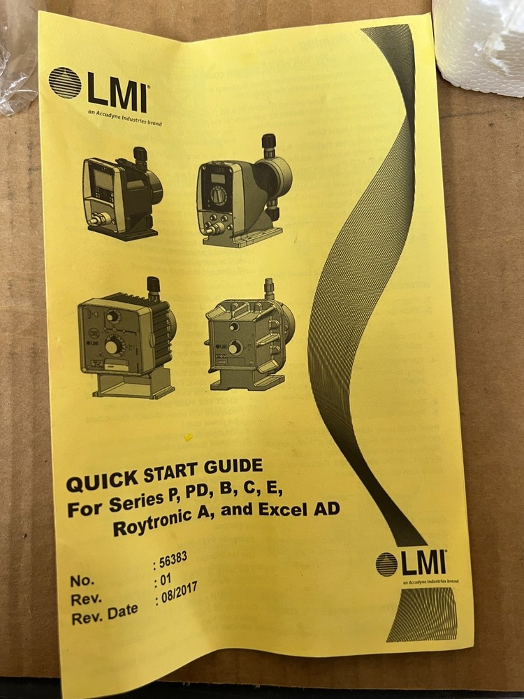 LMI MILTON ROY, B921-398SI, MICROPROCESSOR DOSING PUMP,2.5GPH, NIB! MAKE OFFER!!