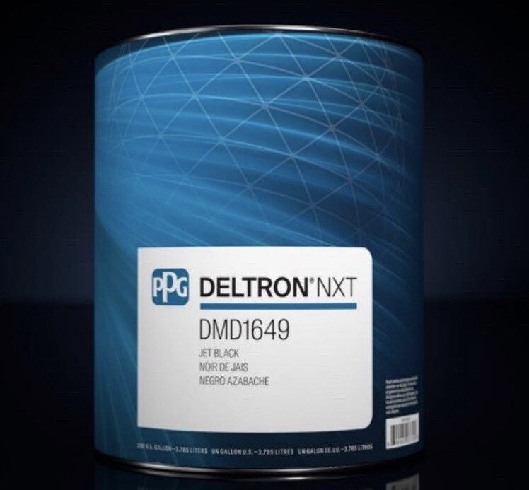 DMD1649  PPG Refinish Deltron 1 Gallon Jet Black Basecoat Paint