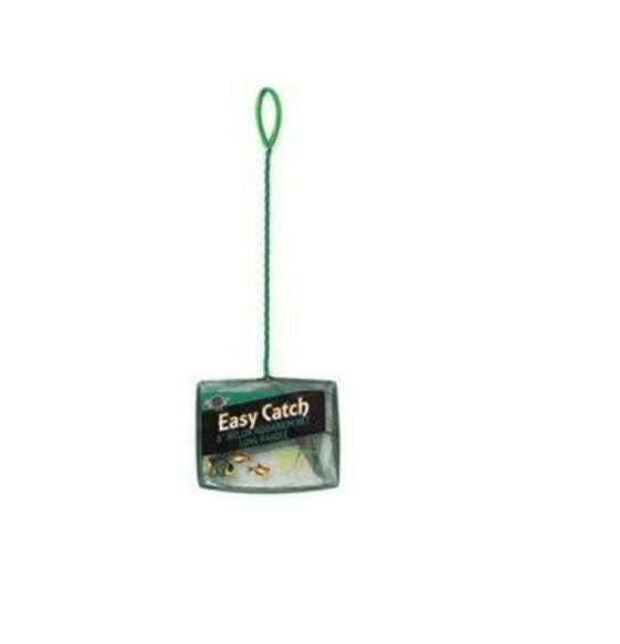 8 Inch Course Net with Extra Long Handle (2 Nets )Easy Catch Coarse Mesh Fish