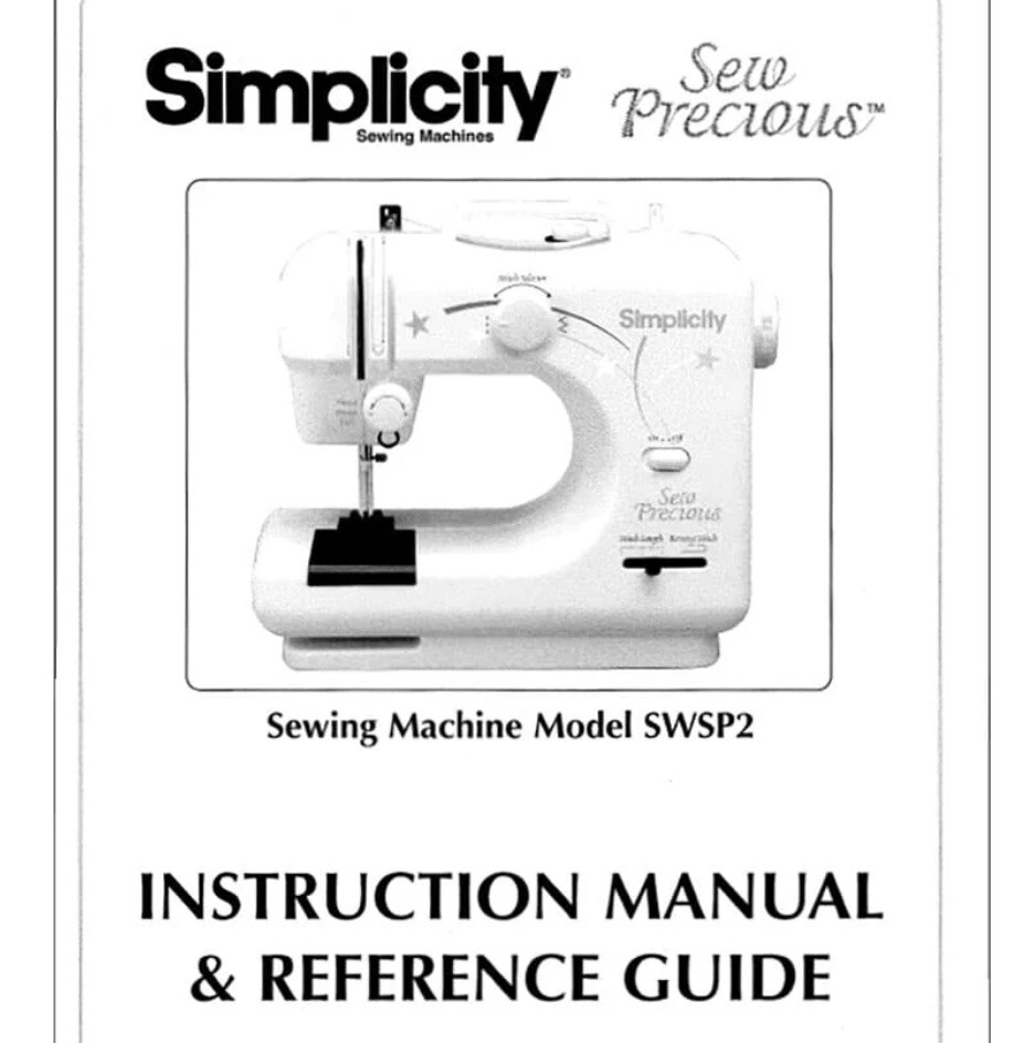 Simplicity Sew Precious Model SWSP2 Sewing Machine - MISSING TAKEUP LEVER