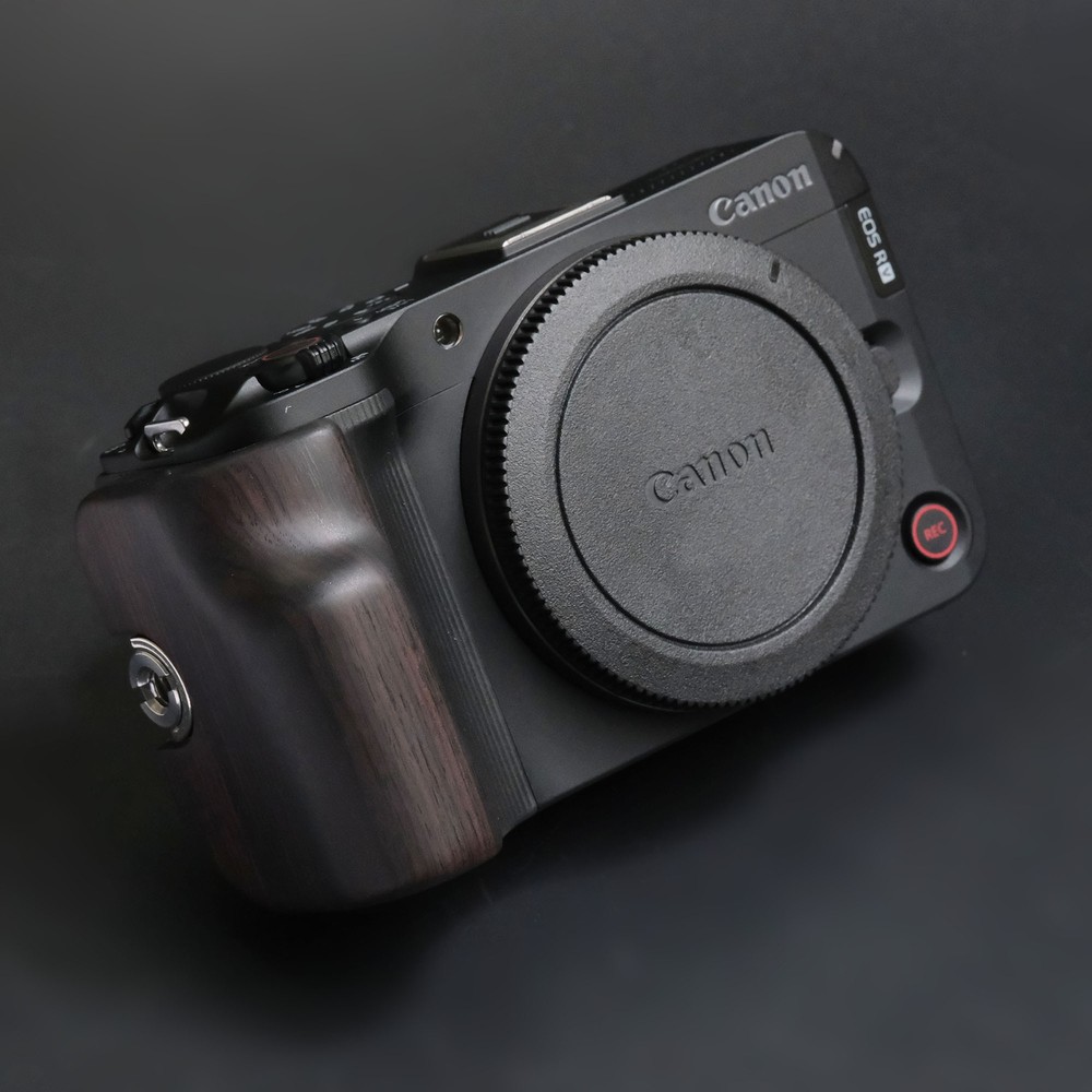 Camera Grip Handle Solid Wood Camera Accessories Suitable for Canon R50V