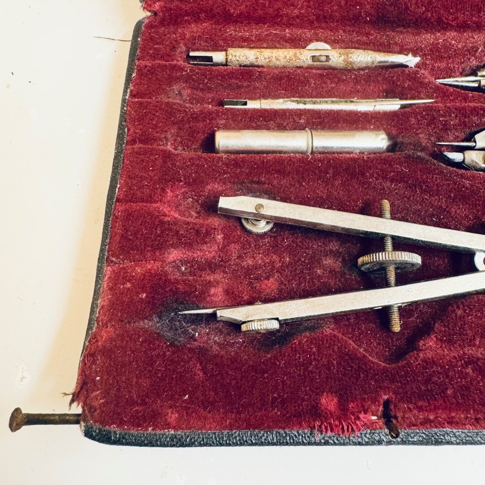 Vintage Hellerman Draughtsman Technical Drawing Set