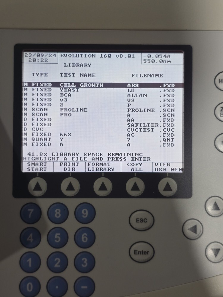 Thermo Evolution 160 UV/Vis Spectrophotometer