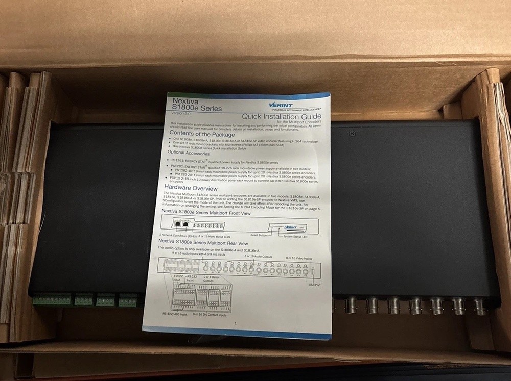 Verint S1816E 16-Port Video Network Server
