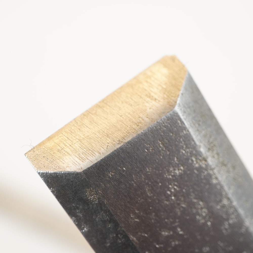 Vintage 1" Bevel Edge Socket Butt Chisel 5-5/8" Solid Steel Awaits Sharpening