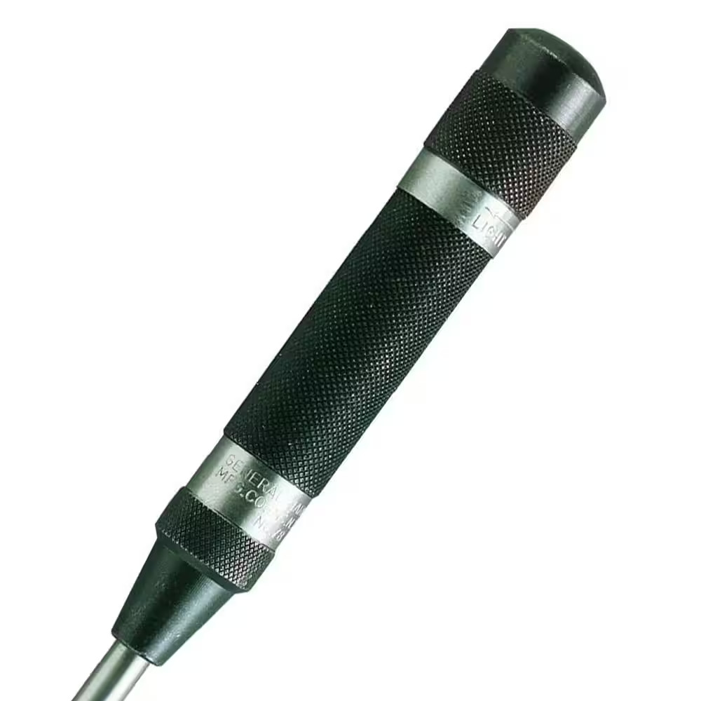 Adjustable Heavy-Duty Automatic Center Punch with Replaceable Steel Point