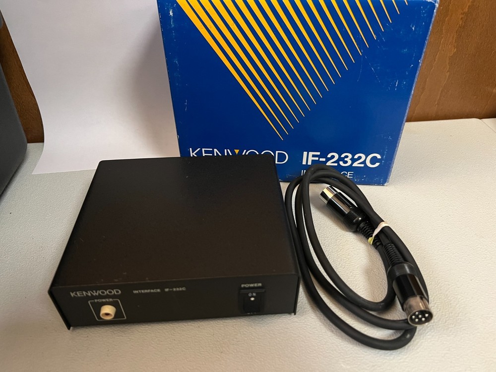 Kenwood Computer Interface IF-232C with cable, no power adapter, and Box