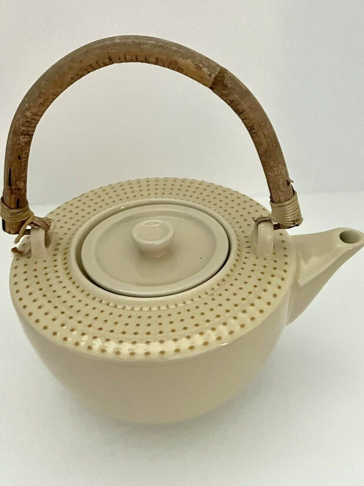 Studio Nova Separates Champagne Teapot w/ Bamboo Handle PR303