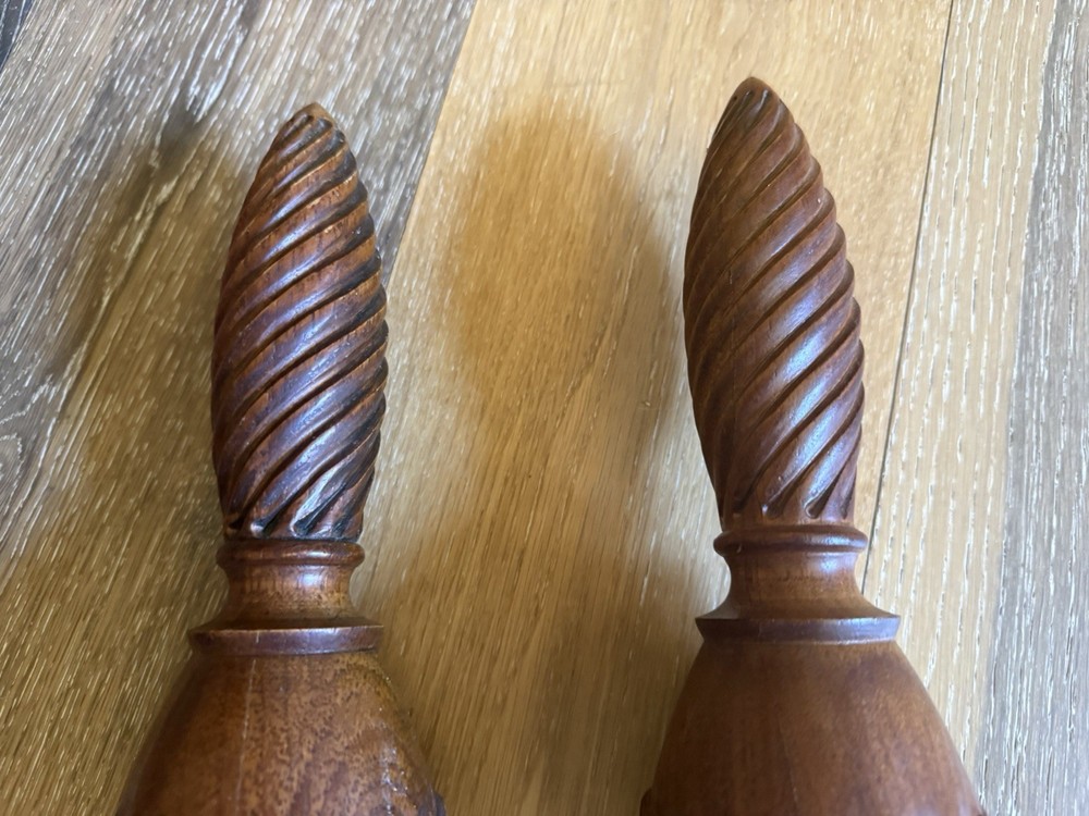 Pair of Vintage Pillars Solid Wood