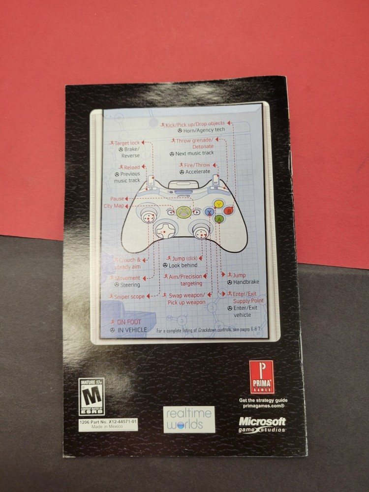 Crackdown | Xbox 360 | Manual Only