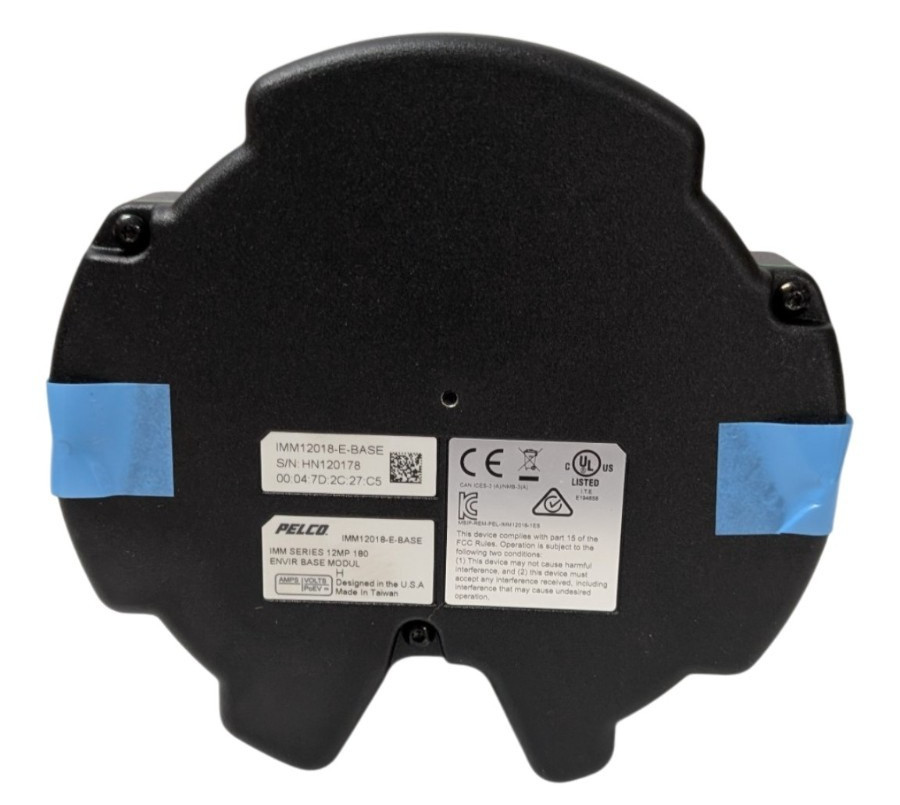 Pelco IMM12018-E-BASE Environmental Base Module for Surveillance Camera System