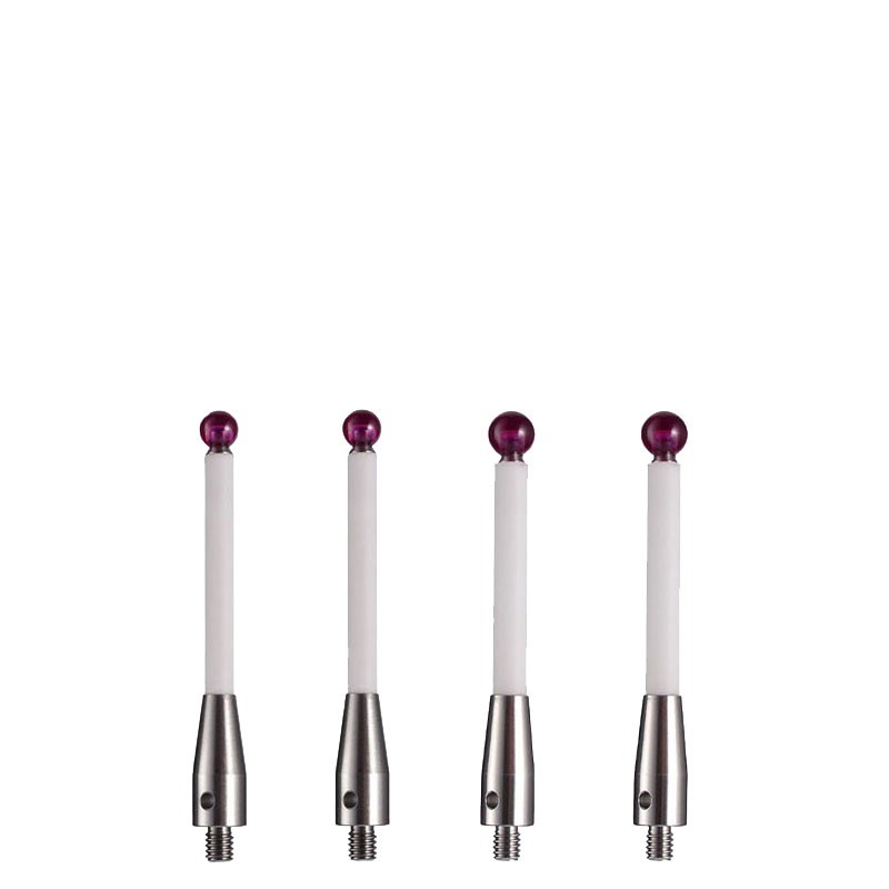 6mm CMM Touch Probe Stylus Ruby Ball Tip M4 Thread Ceramic Shaft 50mm Length