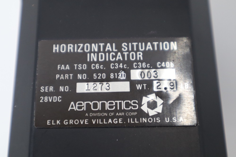 Aeronetics Horizontal Situation Indicator HSI 520-8131-003