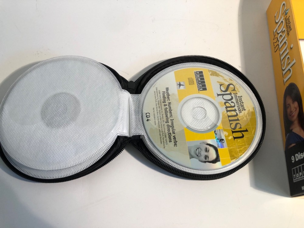Instant Immersion Spanish Version 2.0 CD-ROM 9 Disc Set Unused CD Case IPod Comp