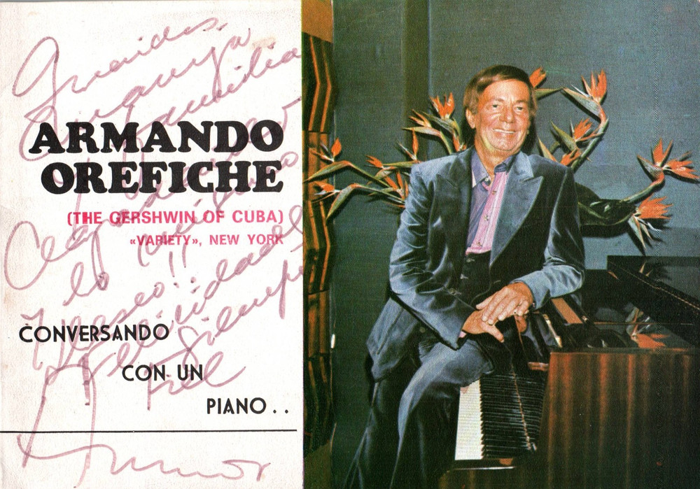 ARMANDO ORECHIFE INSCRIBED Signed AUTOGRAPH PROGRAM ORIG MA8
