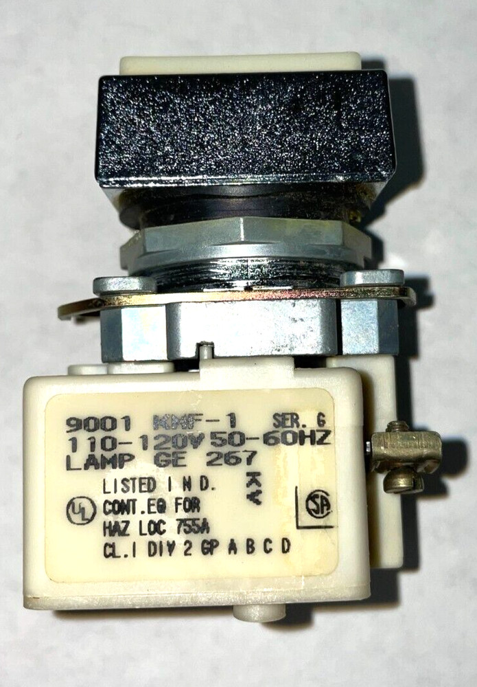 Square D 9001KXPAF1R Single Pilot Light w/ Light Module
