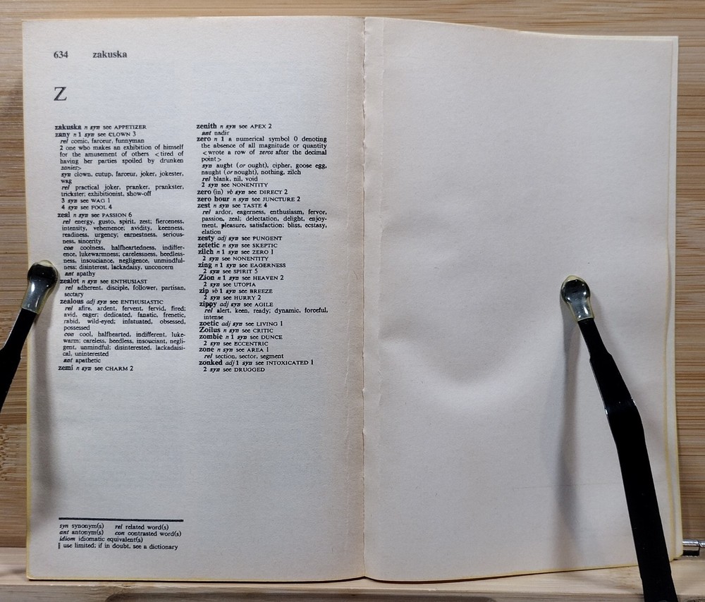 The Merriam-Webster Thesaurus (1978, Paperback)