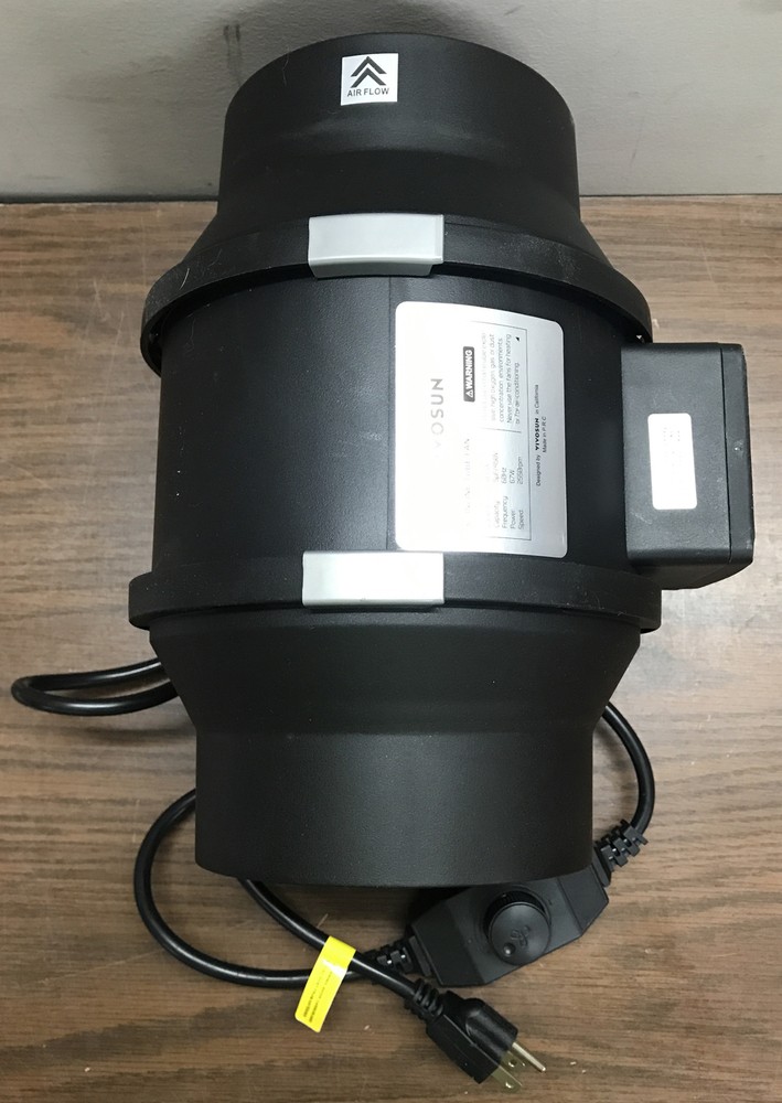 VIVOSUN T6.6 Inch 390 CFM Inline Duct Fan with Variable Speed Controller