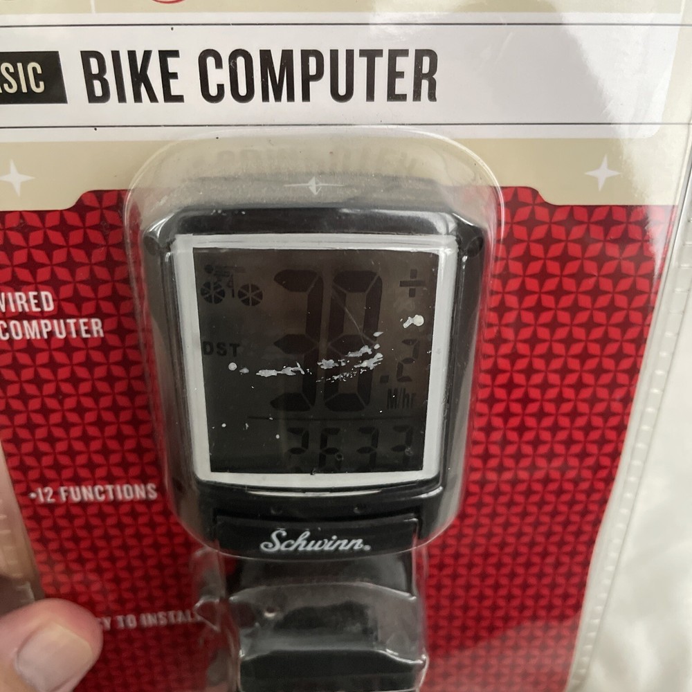 Schwinn Bicycle Computer 12 Functions Speed Distance, Original Package, Sealed