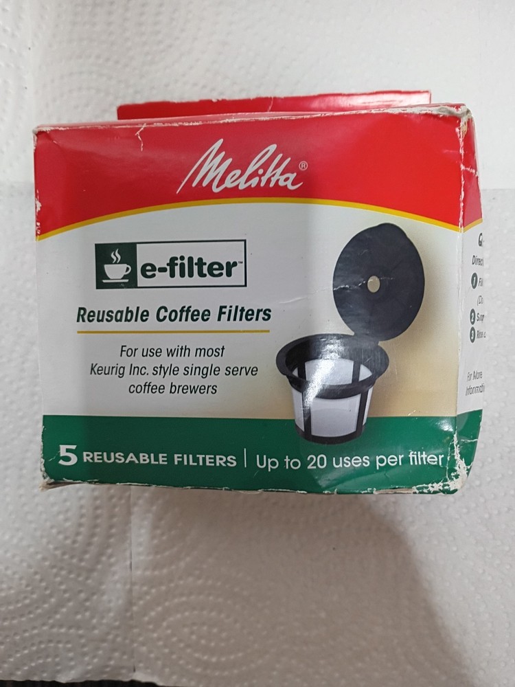 2 Melitta Classic Coffee E-filter Reusable New B22 NEW
