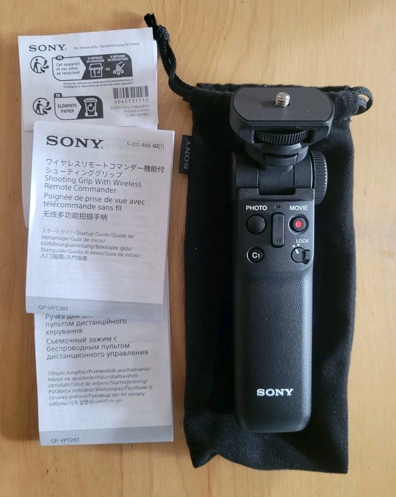 SONY GP-VPT2BT Wireless Shooting Grip BLACK