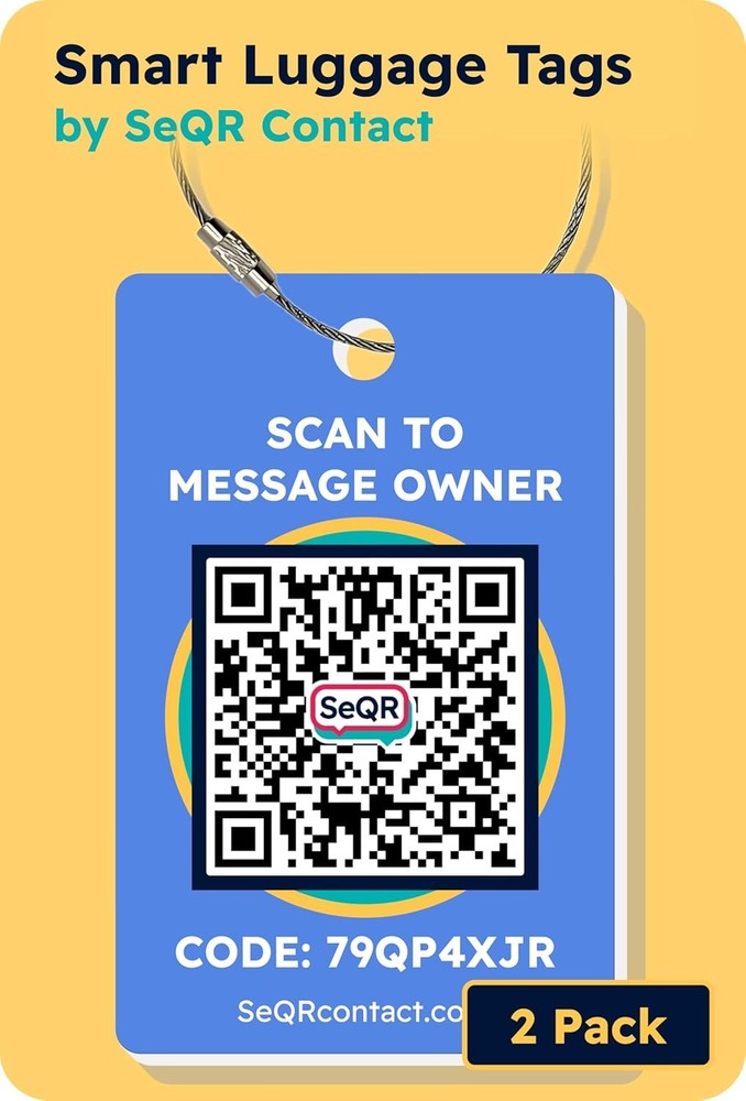 Smart La Tags |  QR Code Tag Keeps Personal info Private |