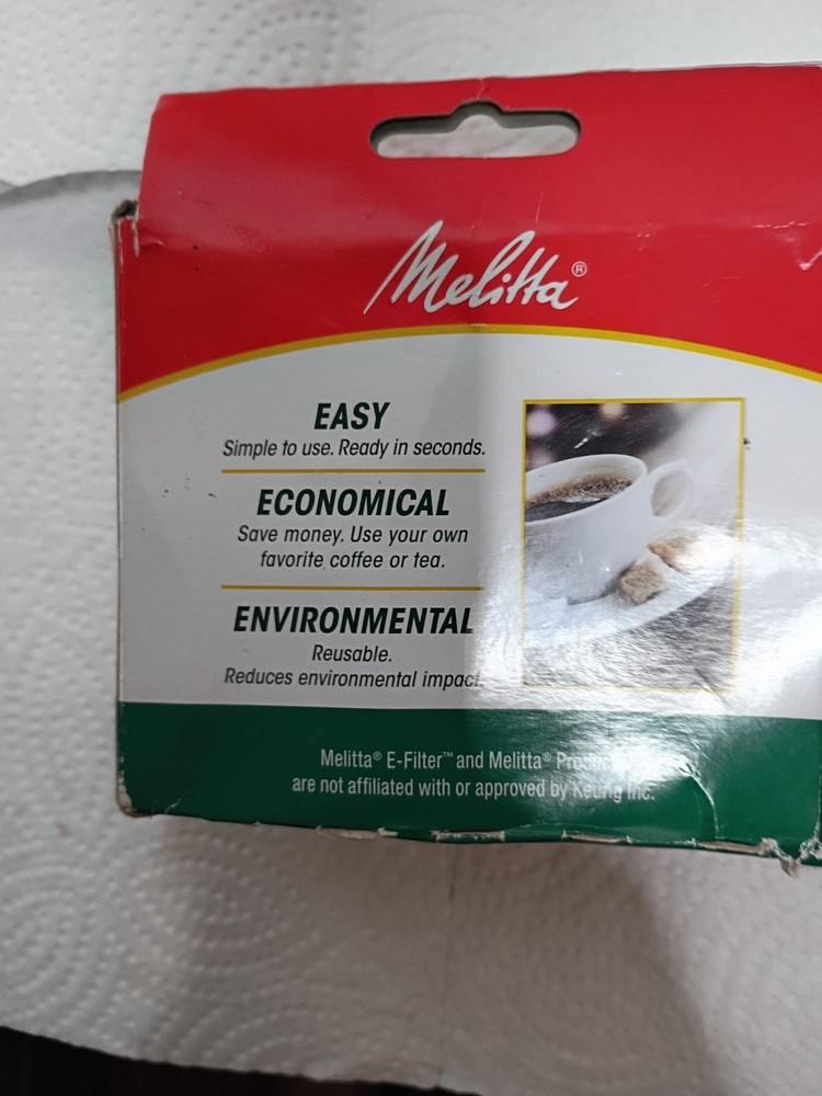 2 Melitta Classic Coffee E-filter Reusable New B22 NEW