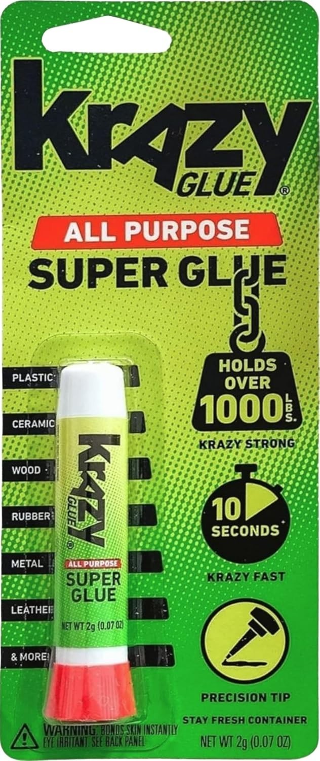 Krazy Glue Original All-Purpose Instant Adhesive – 3 Pack