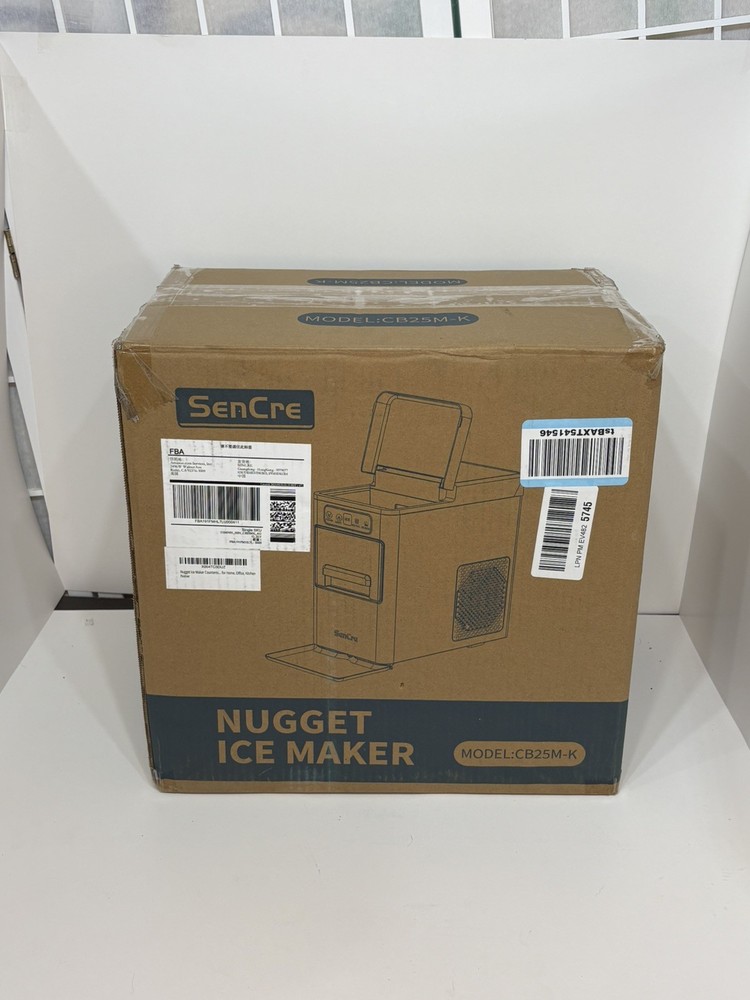 SenCre Chewable Nugget Countertop Ice Maker
