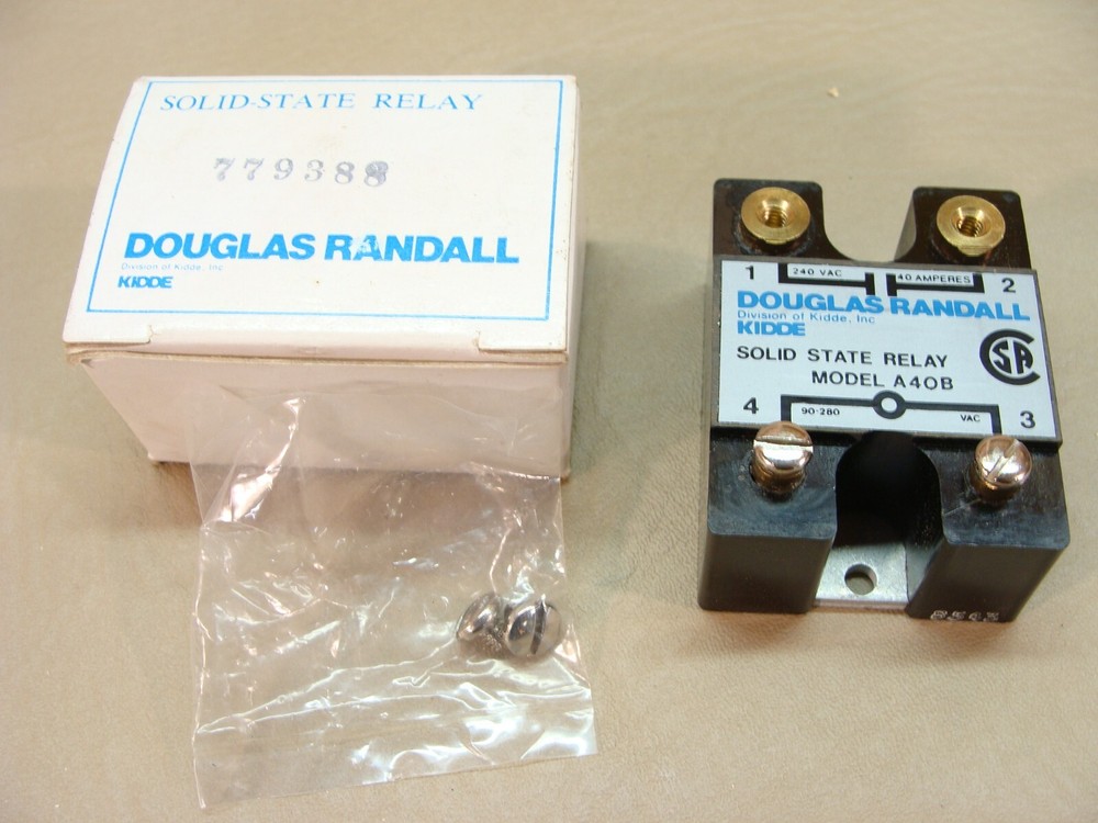 NEW Douglas Randall A40B solid state relay 90-280VAC