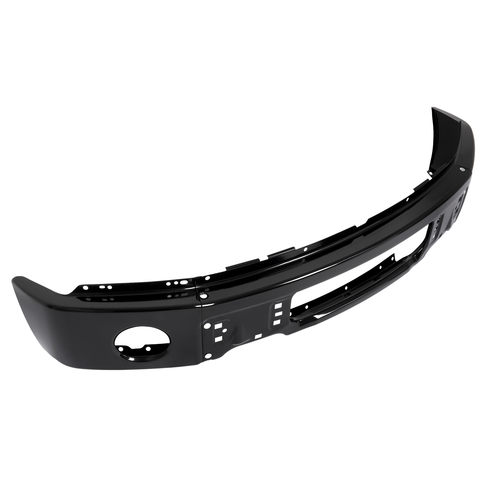 Front Black Steel Bumper Face Bar For Ford F150 2009-2014 w/ Fog Light US NEW