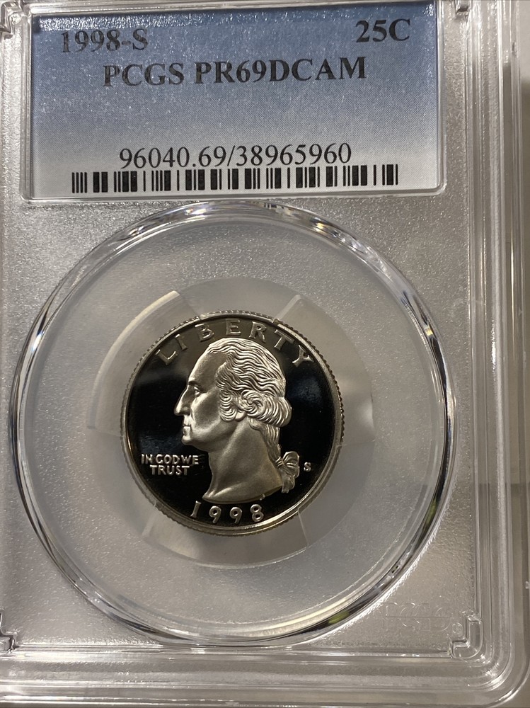 1998-S 5pc Proof Set - PCGS PR69DCAM