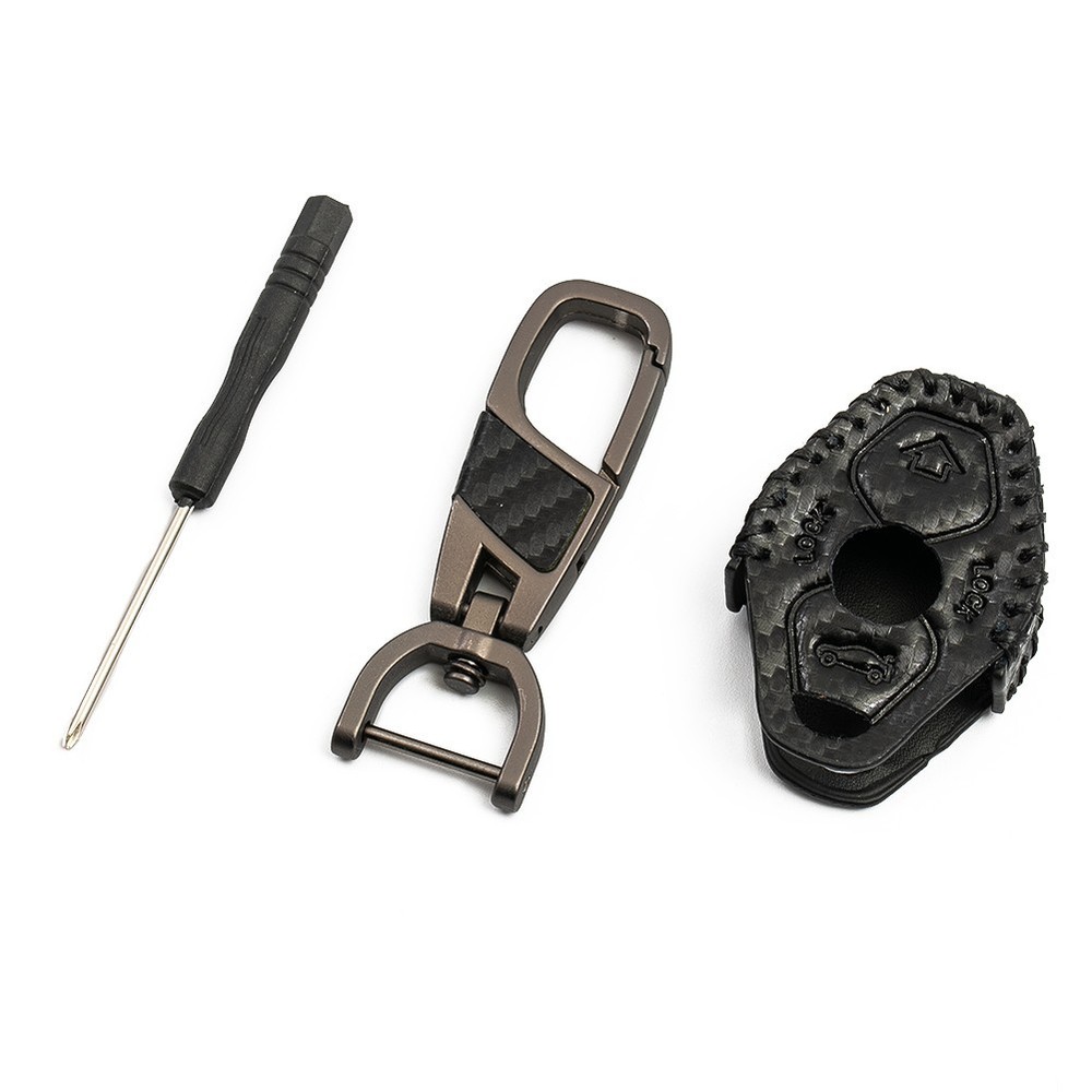 1 X LEATHER CAR KEY COVER PROTECTOR FITS FOR M3 E38 E35 E53 E60 E61 E85 E86