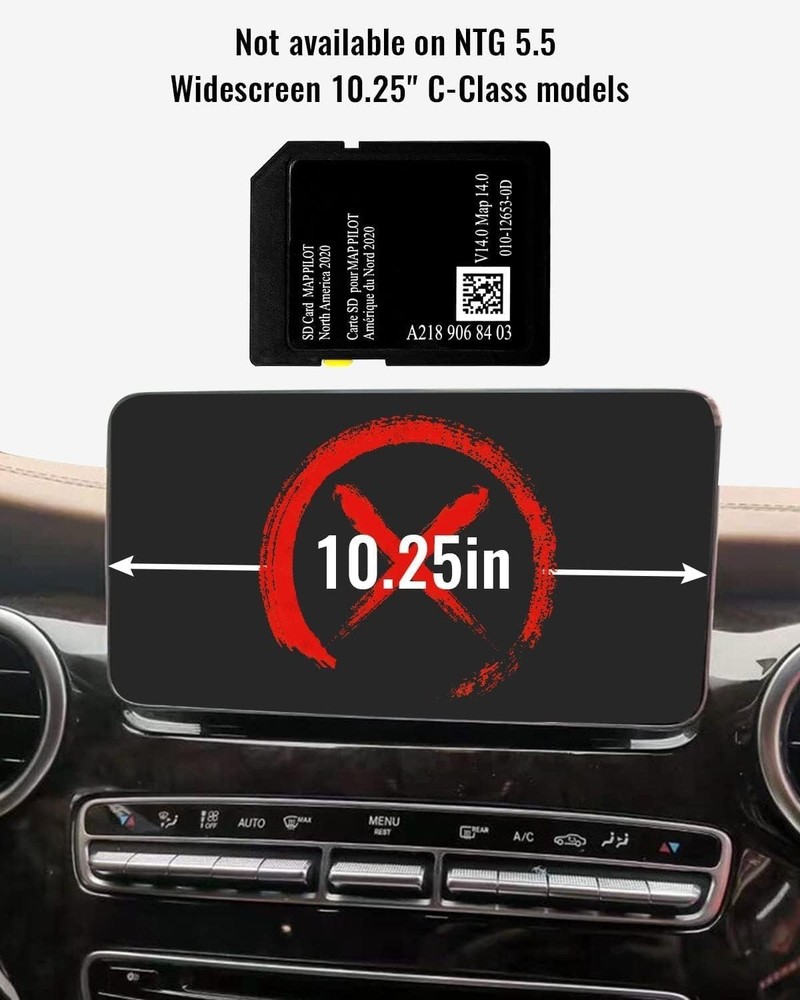 Latest Navigation SD Card Replace A2189068403, Map Update Card Fit for Merced...