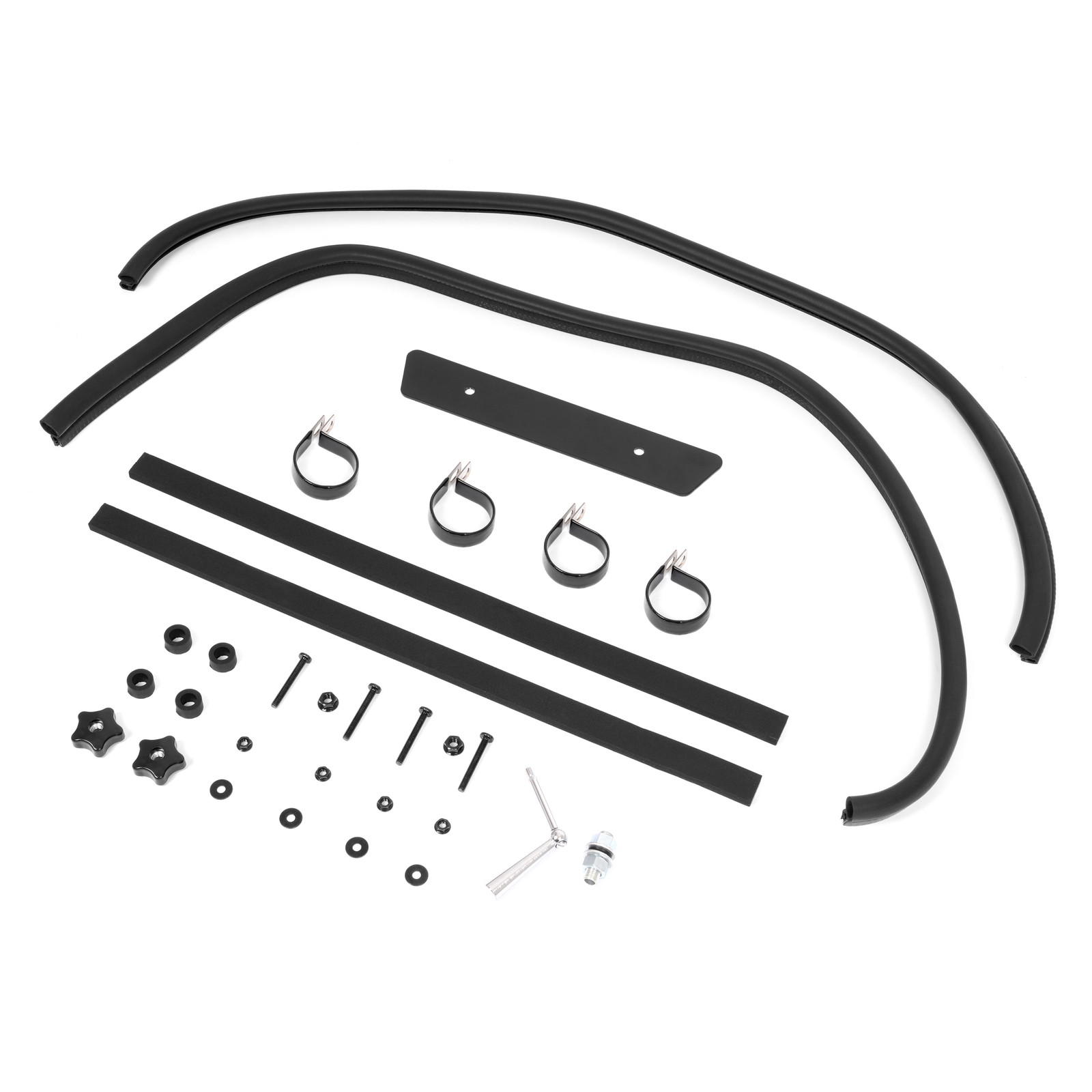 Glass Front Full Windshield For 2019+ Polaris RZR XP/ XP4 1000 Black