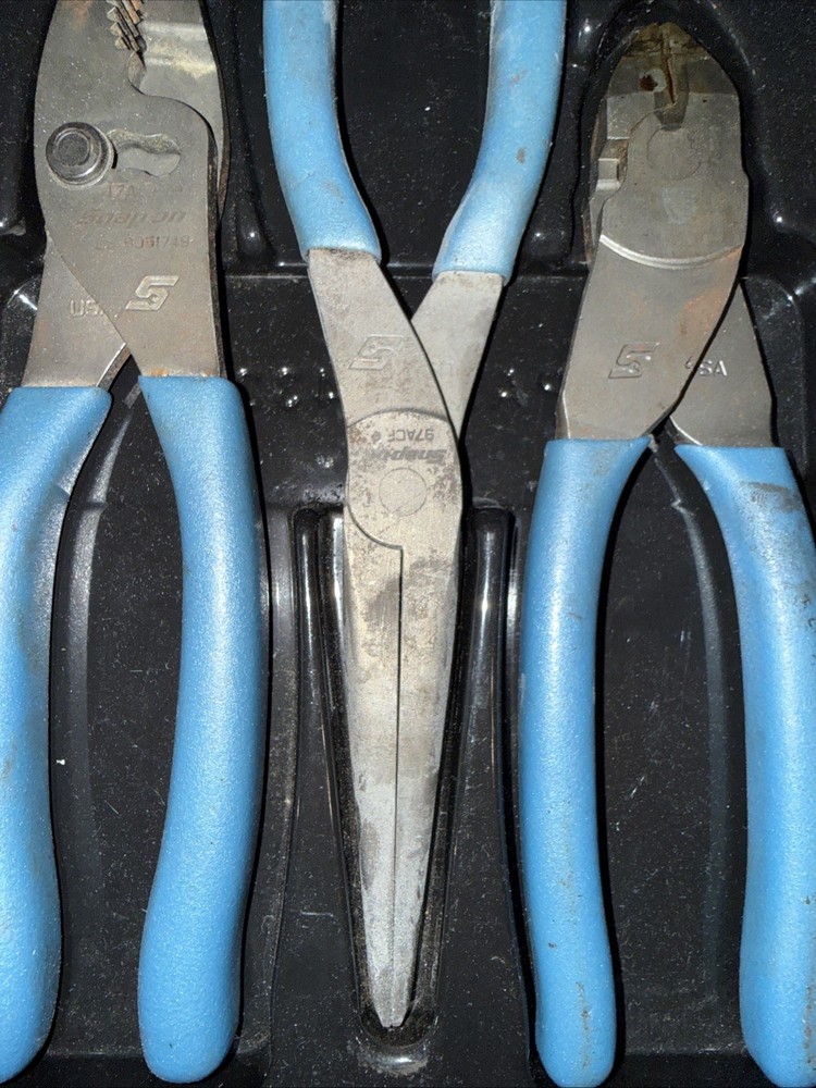 Snap On Blue Pearl Plier Set