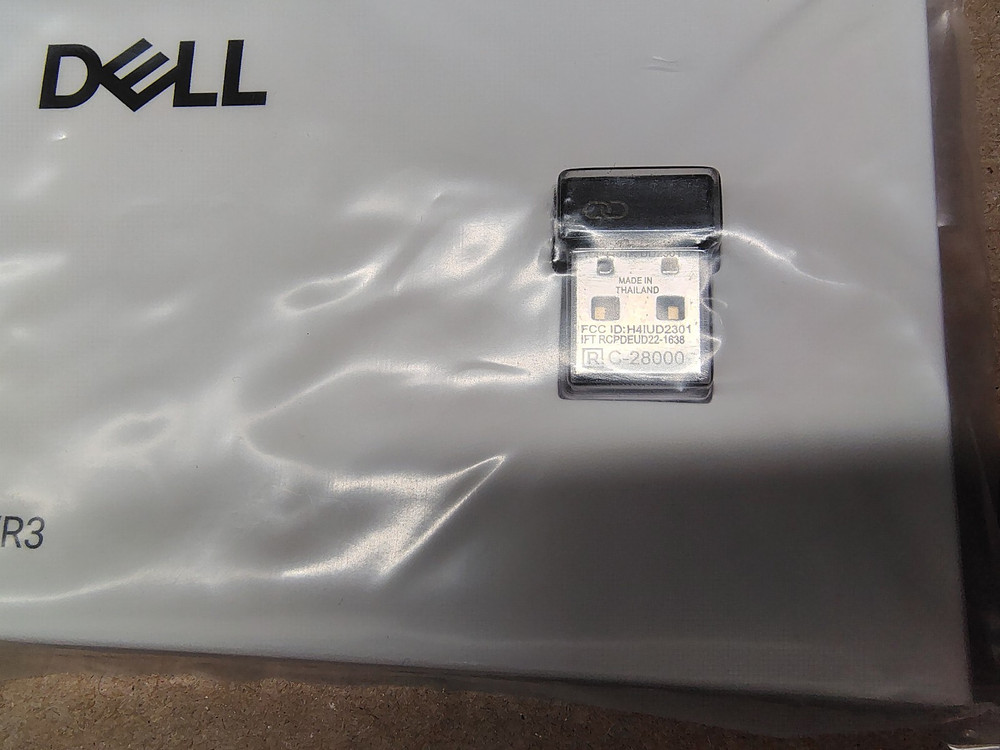 NEW Dell WR3 Secure Link USB Wireless Receiver for Compatible Keyboard Mouse