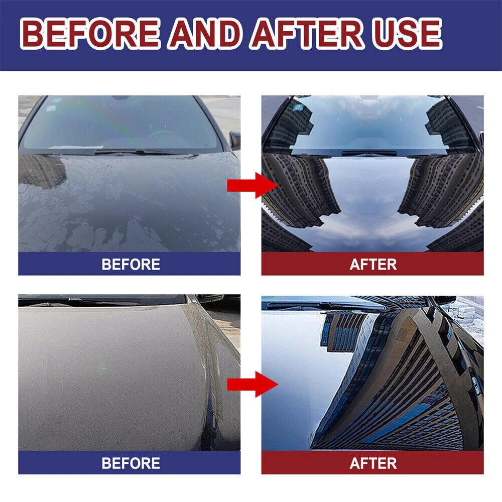 2 Sets Multi-Functional Coating Renewal Agent, 3 in 1 Ceramic Car Coating Spray